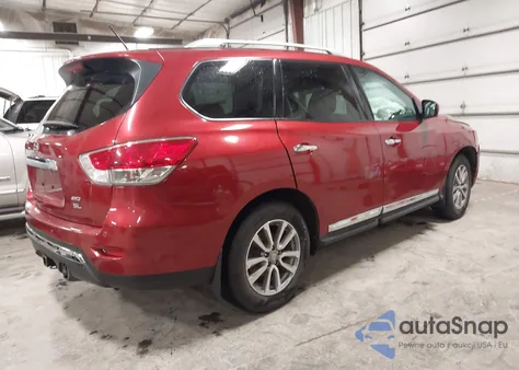 2015 Nissan Pathfinder Sl из США, поврежденный, VIN 5N1AR2MM7FC720918